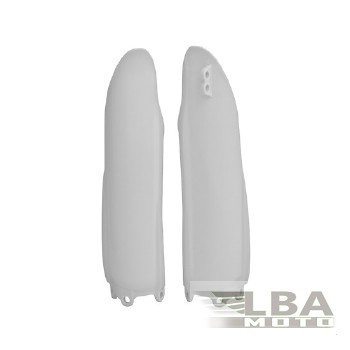 3 899 р. Защита вилки (пара) R-Tech Yamaha YZ125250 WR125250 08-14, YZ250F450F 08-09 (R-PSYZ0BN0008) белые  r-psyz0bn0008  с доставкой в г. Майкоп. Увеличить фотографию 1