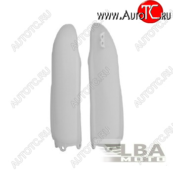 3 899 р. Защита вилки (пара) R-Tech Yamaha YZ125250 WR125250 08-14, YZ250F450F 08-09 (R-PSYZ0BN0008) белые  r-psyz0bn0008  с доставкой в г. Майкоп
