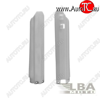 3 899 р. Защита вилки (пара) R-Tech Yamaha YZ125250 98-04, YZ250F 01-04, YZ450F 03-04 (R-PSYZ0BN0003) белые  r-psyz0bn0003  с доставкой в г. Майкоп