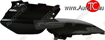 2 199 р. Щиток бокового номера POLISPORT YZ125250 02-14 8600600002 черный  250177-776-3542  с доставкой в г. Майкоп