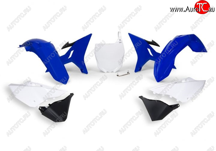 15 599 р. Комплект пластика R-Tech Yamaha YZ125250 02-18 (R-KITYZ0-BL0-REV) REVOLUTION синийбелыйчерный  r-kityz0-bl0-rev  с доставкой в г. Майкоп