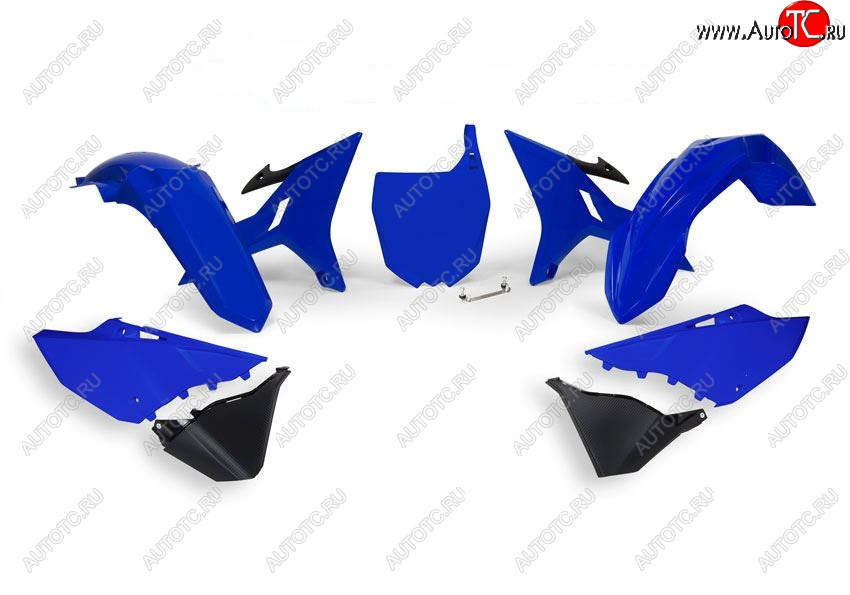 15 599 р. Комплект пластика R-Tech Yamaha YZ125250 02-18 (R-KITYZ0-BL1-REV) REVOLUTION синийчерный  r-kityz0-bl1-rev  с доставкой в г. Майкоп