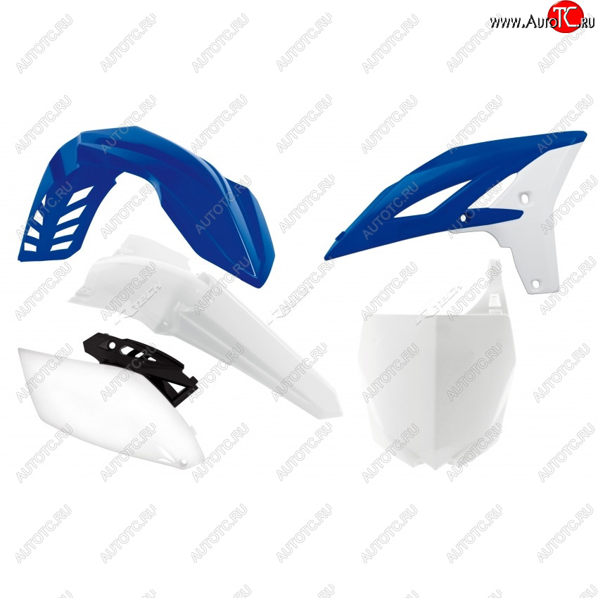 12 749 р. Комплект пластика R-Tech Yamaha YZ250F 10-13 (R-KITYZF-BL0-510) синийбелый  r-kityzf-bl0-510  с доставкой в г. Майкоп