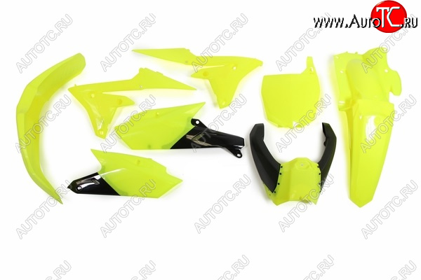 14 999 р. Комплект пластика R-Tech Yamaha YZ250F 14-18, YZ450F 14-17 (R-KITYZF-GF0-614) неоновый желтыйчерный  r-kityzf-gf0-614  с доставкой в г. Майкоп