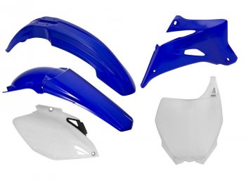 12 749 р. Комплект пластика R-Tech Yamaha YZ250F450F 06-09 (R-KITYZF-OEM-508) синийбелый  r-kityzf-oem-508  с доставкой в г. Майкоп. Увеличить фотографию 1