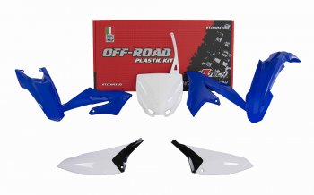 12 749 р. Комплект пластика R-Tech Yamaha YZ65 18-20 (R-KITYZ0-OEM-565) синийбелыйчерный  r-kityz0-oem-565  с доставкой в г. Майкоп. Увеличить фотографию 1