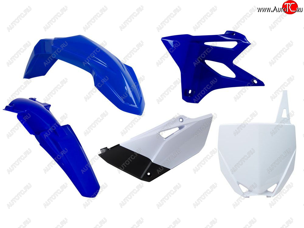 12 749 р. Комплект пластика R-Tech Yamaha YZ85 15-19 (R-KITYZ0-OEM-585) синийбелыйчерный  r-kityz0-oem-585  с доставкой в г. Майкоп