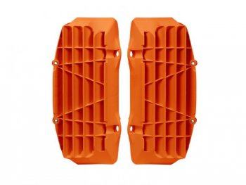 4 549 р. Решетки радиатора усиленные R-Tech KTM SXSX-F 16-18, EXCEXCFXC-W 17-18 оранжевые  (R-GRKTMAR0017)  r-grktmar0017  с доставкой в г. Майкоп. Увеличить фотографию 1