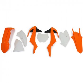 14 999 р. Комплект пластика R-Tech KTM SXSX-F 16-18, XCXC-F 17-18 (R-KITKTM-OEM-536) оранжевыйбелыйчерный  r-kitktm-oem-536  с доставкой в г. Майкоп. Увеличить фотографию 1
