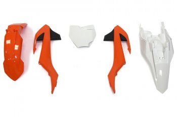 12 749 р. Комплект пластика R-Tech KTM SX65 16-18 (R-KITKTM-O16-500) оранжевыйбелый  r-kitktm-o16-500  с доставкой в г. Майкоп. Увеличить фотографию 1