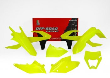 14 999 р. Комплект пластика R-Tech KTM EXCEXC-FXC-W 17-19 (R-KITKTM-GF0-517) неоновый желтый  r-kitktm-gf0-517  с доставкой в г. Майкоп. Увеличить фотографию 1