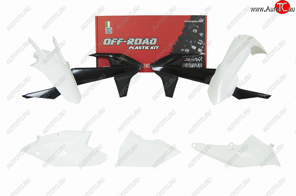 14 999 р. Комплект пластика R-Tech KTM EXCEXC-FXC-W 17-19 (R-KITKTM-OEM-488) белый-черный  r-kitktm-oem-488  с доставкой в г. Майкоп