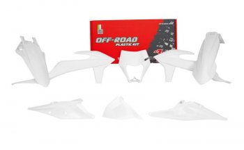 14 999 р. Комплект пластика R-Tech KTM EXC125250EXC-F250350450500 20-21 (R-KITKTM-BN0-520) Белый  r-kitktm-bn0-520  с доставкой в г. Майкоп. Увеличить фотографию 1