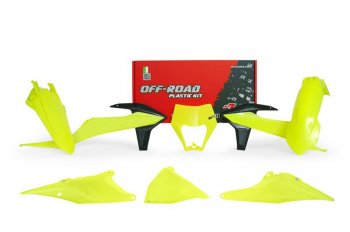 14 999 р. Комплект пластика R-Tech KTM EXC125250EXC-F250350450500 20-21 (R-KITKTM-GF0-520) Желтый неон  r-kitktm-gf0-520  с доставкой в г. Майкоп. Увеличить фотографию 1