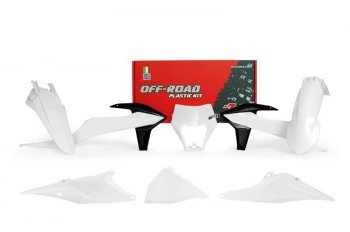 14 999 р. Комплект пластика R-Tech KTM EXCEXCFXC-WXCF-W 125-500 20-22 (R-KITKTM-BN2-520) Бело-Черный  r-kitktm-bn2-520  с доставкой в г. Майкоп. Увеличить фотографию 1