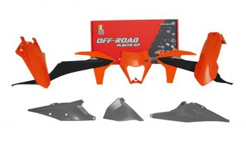 14 999 р. Комплект пластика R-Tech KTM EXCEXCFXC-WXCF-W 125-500 20-22 (R-KITKTM-OEM-521) Серо-Оранж-Черный  r-kitktm-oem-521  с доставкой в г. Майкоп. Увеличить фотографию 1