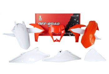 14 999 р. Комплект пластика R-Tech KTM EXCEXCFXC-WXCF-W 125-500 20-22 (R-KITKTM-OEM-522) Бело-Оранж  r-kitktm-oem-522  с доставкой в г. Майкоп. Увеличить фотографию 1