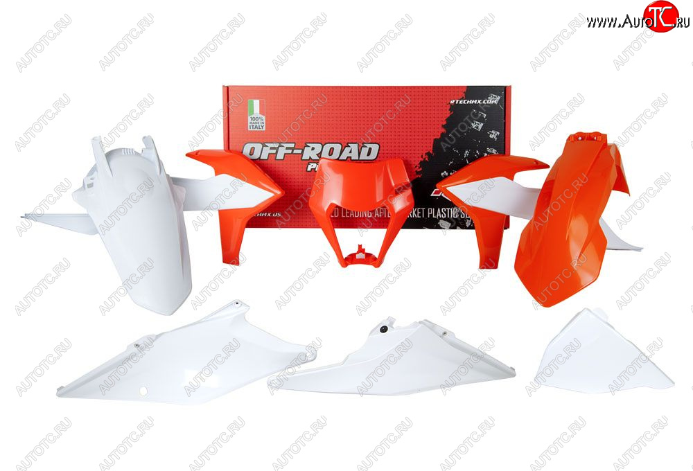 14 999 р. Комплект пластика R-Tech KTM EXCEXCFXC-WXCF-W 125-500 20-22 (R-KITKTM-OEM-522) Бело-Оранж  r-kitktm-oem-522  с доставкой в г. Майкоп