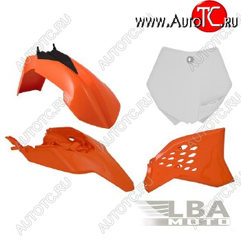 12 749 р. Комплект пластика R-Tech KTM SX65 12-15 (R-KITKTM-OEM-511) оранжевыйбелый  r-kitktm-oem-511  с доставкой в г. Майкоп