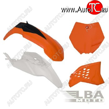 12 749 р. Комплект пластика R-Tech KTM SX65 09-11 (R-KITKTM-O11-508) оранжевыйбелый  r-kitktm-o11-508  с доставкой в г. Майкоп