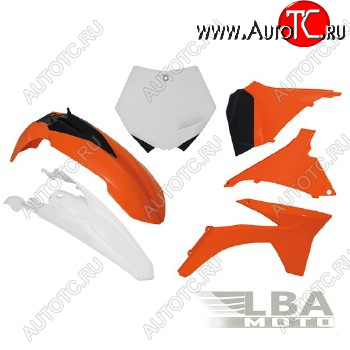 12 749 р. Комплект пластика R-Tech KTM SX125-250 2012, SXF250-450 11-12 (R-KITKTM-OEM-509) оранжбелыйчерный  r-kitktm-oem-509  с доставкой в г. Майкоп