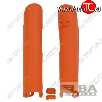 3 899 р. Защита вилки (пара) R-Tech KTM SXSXFEXC 125-525 00-07, DUKE 125-525 03-07 (R-PSKTMAR0000) оранж.  r-psktmar0000  с доставкой в г. Майкоп