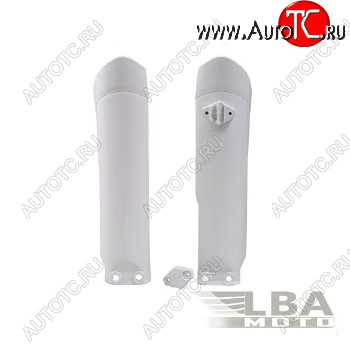 3 579 р. Защита вилки (пара) R-Tech KTM SX85 09-17 (R-PSKTMBN0985) белая  r-psktmbn0985  с доставкой в г. Майкоп