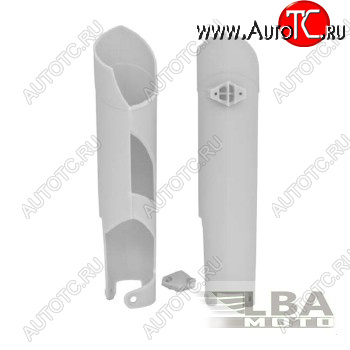 3 899 р. Защита вилки (пара) R-Tech KTM SX125-250 08-14, SXF250-505 08-14 (R-PSKTMBN0008) белая  r-psktmbn0008  с доставкой в г. Майкоп