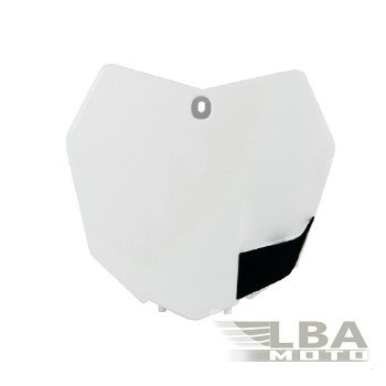 3 199 р. Щиток номера передний R-Tech KTM SX125-250 13-15, SXF250-450 13-15 (R-TBKTMBN0013) белый  r-tbktmbn0013  с доставкой в г. Майкоп. Увеличить фотографию 1