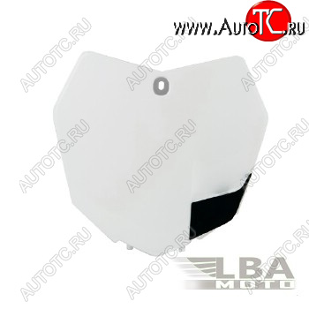 3 199 р. Щиток номера передний R-Tech KTM SX125-250 13-15, SXF250-450 13-15 (R-TBKTMBN0013) белый  r-tbktmbn0013  с доставкой в г. Майкоп