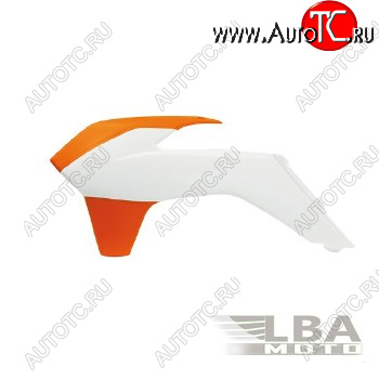 5 999 р. Обтекатели радиатора R-Tech KTM SXF250-450 13-15, EXCEXCF 14-16 (R-CVKTMBNAR13) оранжевыебелые  r-cvktmbnar13  с доставкой в г. Майкоп