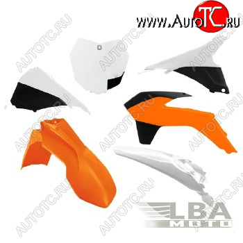 12 749 р. Комплект пластика R-Tech KTM SXSXF 125-450 13-15 (R-KITKTM-OEM-594) оранжбелыйчерный  r-kitktm-oem-594  с доставкой в г. Майкоп