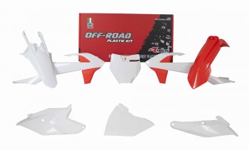 13 999 р. Комплект пластика R-Tech KTM SX85 18-22 (R-KITKTM-OEM-285) оранжевый-белый  r-kitktm-oem-285  с доставкой в г. Майкоп. Увеличить фотографию 1