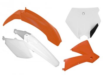 12 749 р. Комплект пластика R-Tech SX85 06-12 (R-KITKTM-O11-507) Оранжево-белый  r-kitktm-o11-507  с доставкой в г. Майкоп. Увеличить фотографию 1