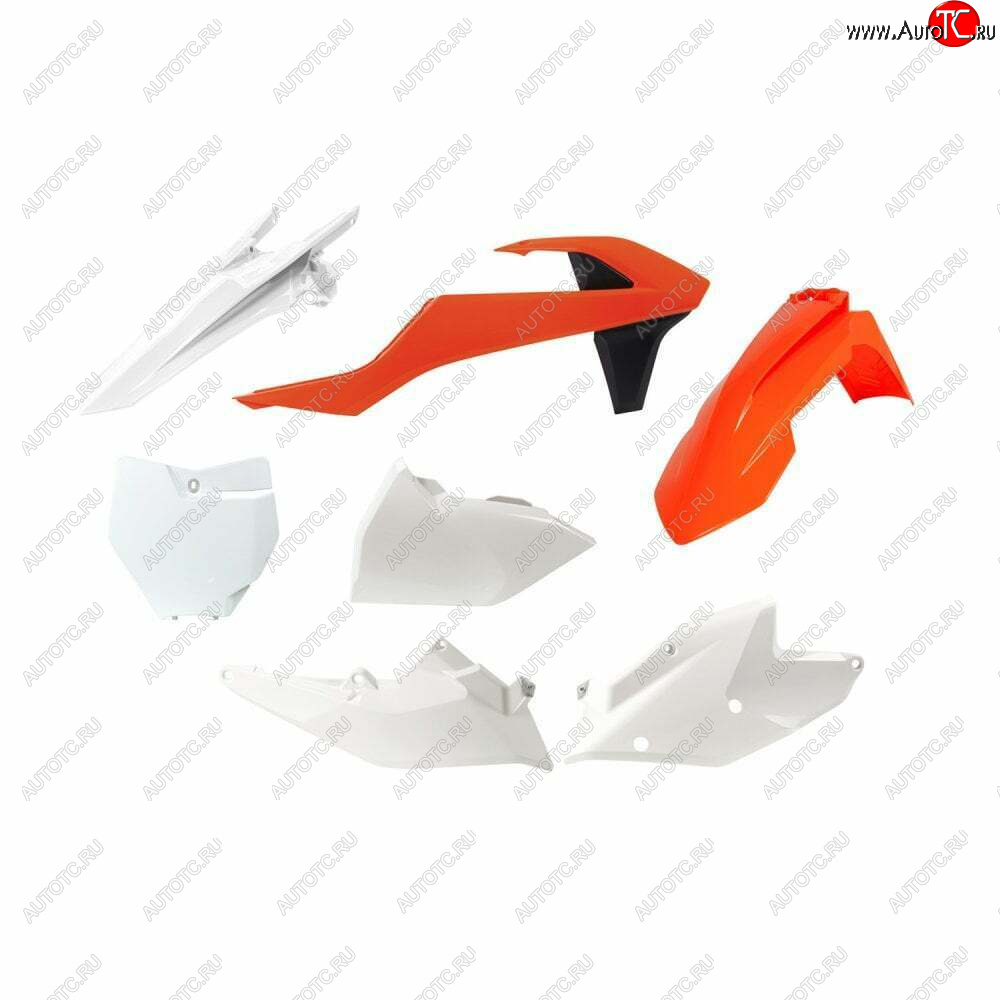 14 999 р. Комплект пластика R-Tech KTM SXSX-F 16-18, XCXC-F 17-18 (R-KITKTM-OEM-516) Бело-Оранжево-Черный  r-kitktm-oem-516  с доставкой в г. Майкоп