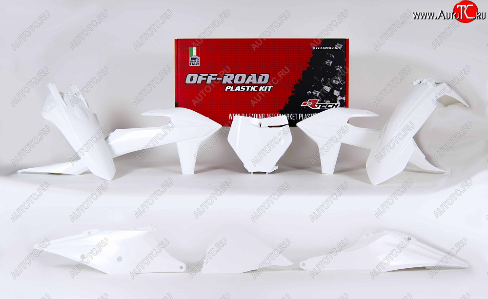 14 999 р. Комплект пластика R-Tech KTM SXSXF 19-22, XCXCF 19-22 (R-KITKTM-BN0-599) Белый  r-kitktm-bn0-599  с доставкой в г. Майкоп