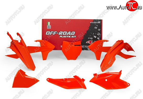 13 999 р. Комплект пластика R-Tech KTM SX85 18-22 (R-KITKTM-AN0-185) Оранжевый Неон  r-kitktm-an0-185  с доставкой в г. Майкоп