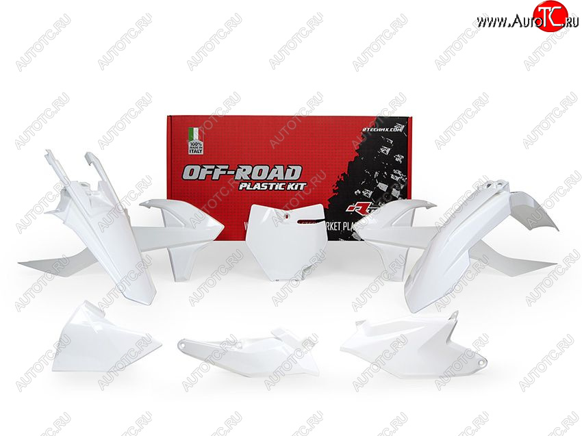 12 749 р. Комплект пластика R-Tech KTM SX85 18-22, MC 85 21-22 (R-KITKTM-BN0-185) Белый  r-kitktm-bn0-185  с доставкой в г. Майкоп