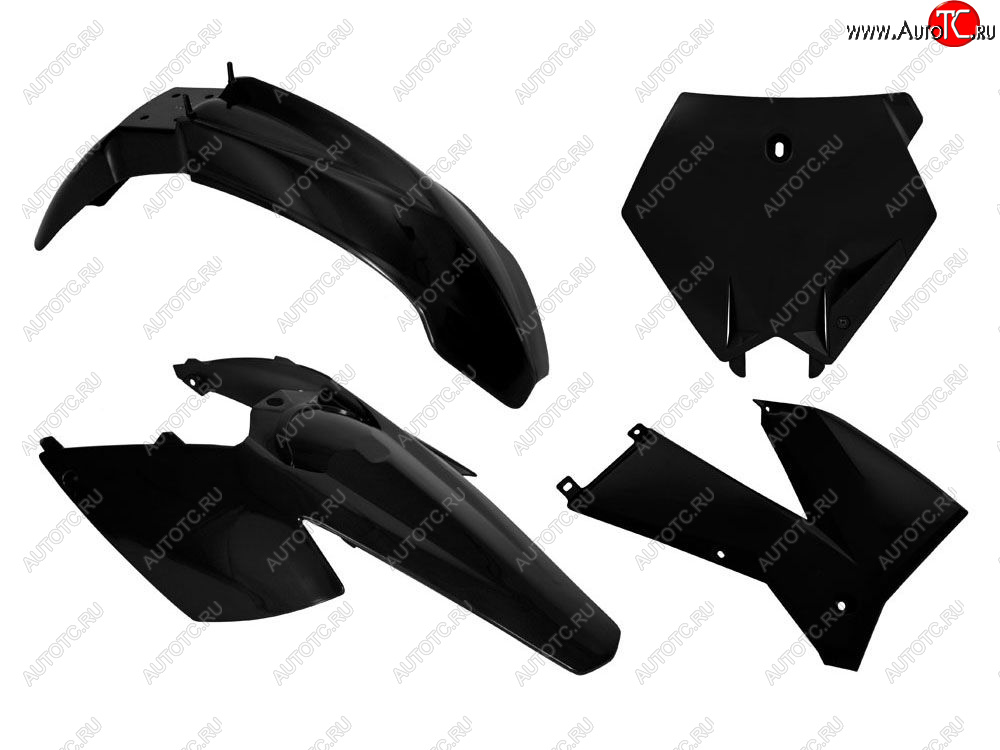 12 749 р. Комплект пластика R-Tech KTM SXSXF 125-525 05-06,XCXCF 125-525 05-07 (R-KITKTM-NR0-504) Черный  r-kitktm-nr0-504  с доставкой в г. Майкоп