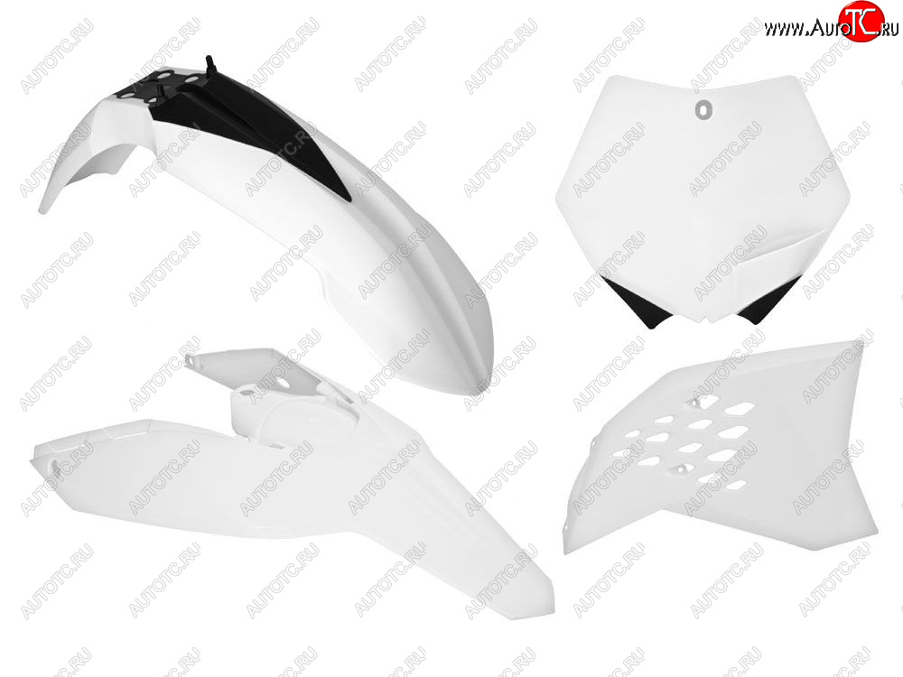 12 749 р. Комплект пластика R-Tech KTM SXSXF 07-10, EXCEXCF 08-11 (R-KITKTM-BN0-505) Белый  r-kitktm-bn0-505  с доставкой в г. Майкоп