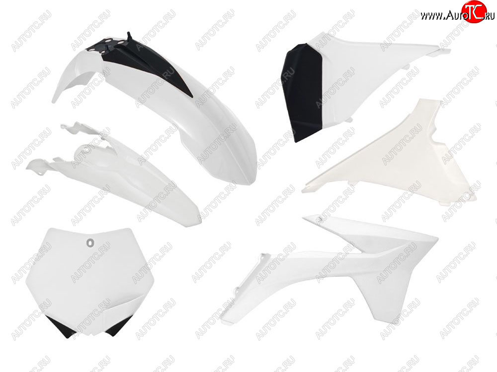13 999 р. Комплект пластика R-Tech KTM SX 125150250 12,SXF 250350450 11-12 (R-KITKTM-BN0-509) Белый  r-kitktm-bn0-509  с доставкой в г. Майкоп