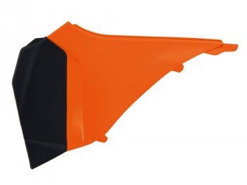 3 089 р. Крышка воздуш фильта лев R-Tech KTM SXSXFEXCF 125-500 11-13 (R-FIKTMARSX11) Черно-Оранжевый  r-fiktmarsx11  с доставкой в г. Майкоп. Увеличить фотографию 1