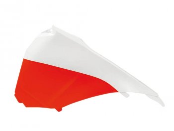 3 089 р. Крышка воздуш фильта лев R-Tech KTM SX 13-16SXF 13-15EXCF 14-16 (R-FIKTMBNANSX13) Бело-Оранж Неон  r-fiktmbnansx13  с доставкой в г. Майкоп. Увеличить фотографию 1