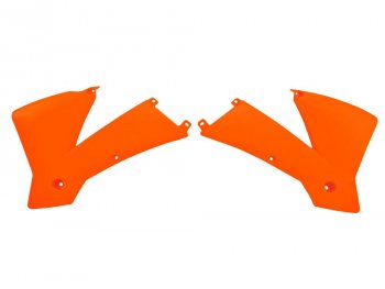 6 399 р. Обтекатели радиатора R-Tech KTM SX 01-04, EXC 03-04 (R-CVKTMAR9803) Оранжевый  r-cvktmar9803  с доставкой в г. Майкоп. Увеличить фотографию 1