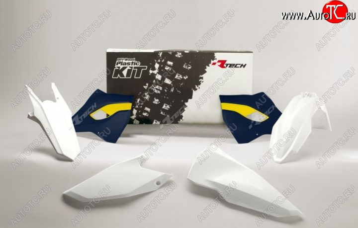 11 799 р. Комплект пластика R-Tech Husqvarna TEFE 15-16 (R-KITHSQ-OEM-416) белыйсиний  r-kithsq-oem-416  с доставкой в г. Майкоп
