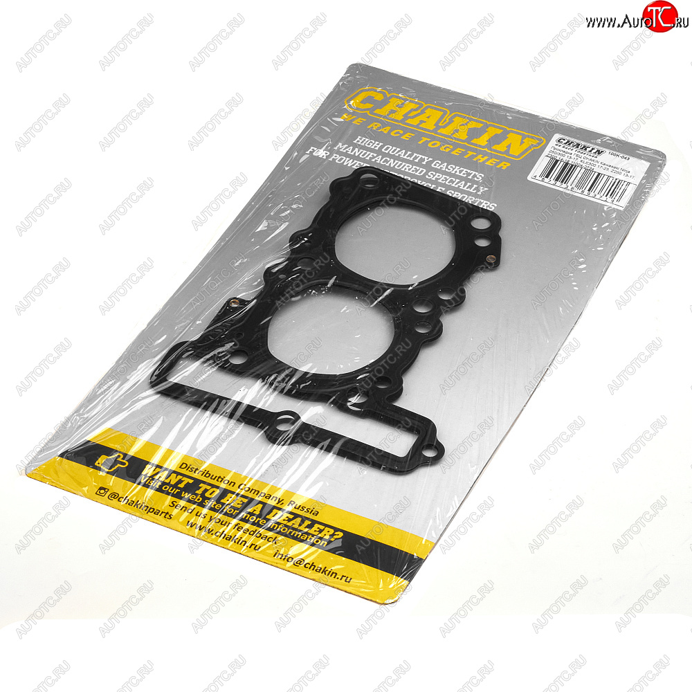 2 449 р. Прокладка ГБЦ CHAKIN Kawasaki Ninja 250300 13-17, KLE300 17-23, Z250 13-17, Z300 14-18 11004-0734  100k-043  с доставкой в г. Майкоп