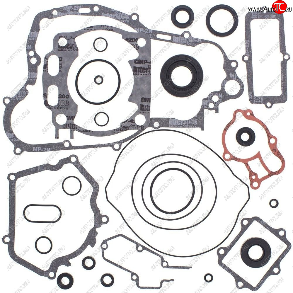 8 669 р. Комплект прокладок и сальников двигателя полный WINDEROSA Yamaha YZ250 02-16, YZ250X 16  (811670)  811670  с доставкой в г. Майкоп