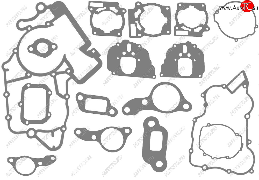 3 389 р. Комплект прокладок CHAKIN для мотоцикла KTM 125SX 07-15 144SX 07-08 150SX 09-15 XC 10-14  0kkt-005  с доставкой в г. Майкоп