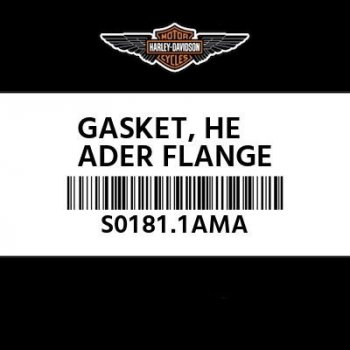 299 р. Прокладка глушителя Harley Davidson OEM S0181.1AMA 1шт.  пм-00021779  с доставкой в г. Майкоп. Увеличить фотографию 1