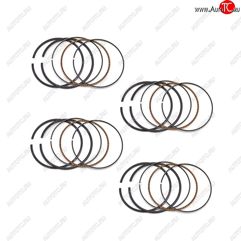 1 499 р. Поршневые кольца AHL Kawasaki ZZR400 90-07, ZRX400 94-08 57,5мм (13008-1129)  пм-00028420  с доставкой в г. Майкоп